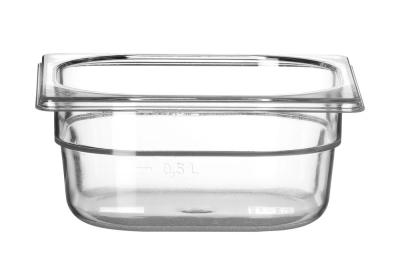 Gastronorm spremnik 1/6, HENDI, Profi Line, GN 1/6, 1L, Providno, 176x162x(H)65mm