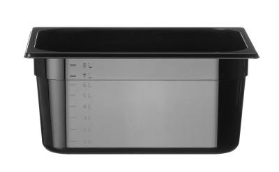 Gastronorm spremnik 1/2, HENDI, Profi Line, GN 1/2, 9,5L, Crna, 325x265x(H)150mm