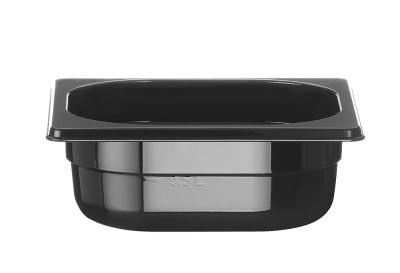 Gastronorm spremnik 1/6, HENDI, Profi Line, GN 1/6, 1L, Crna, 176x162x(H)65mm
