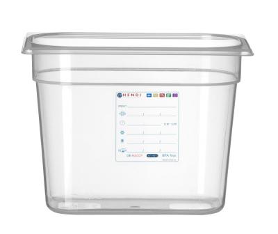 Gastronorm spremnik 1/4, HENDI, GN 1/4, 5,5L, Providno, 265x162x(H)200mm