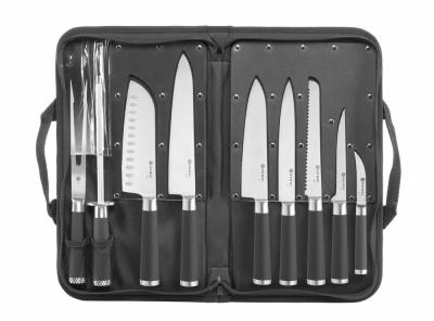 Set od 9 noževa, HENDI, Crna, 445x260x(H)65mm
