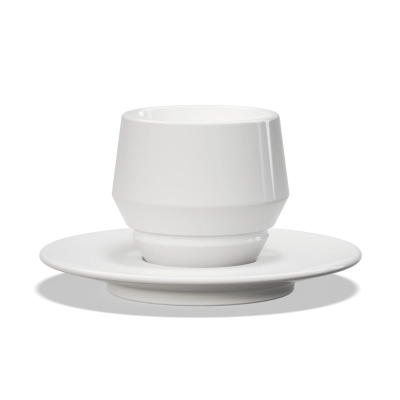 Clubhouse Maniko 210cc Cappuccino Cup - Latte Art Official - White