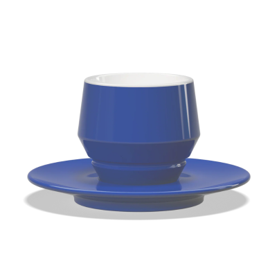 Clubhouse Maniko 210cc Cappuccino Cup - Latte Art Official - Blue