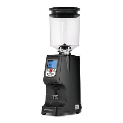 Eureka Atom Specialty 65 Black Coffee Grinder - Top - Black - Blow Up Tall Hopper - 220 V
