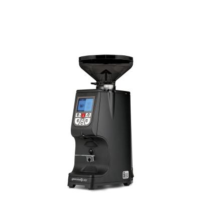 Eureka Atom Specialty 65 Black Coffee Grinder - Top - Hardened Steel - Black - Short Smoked Hopper - 110 V