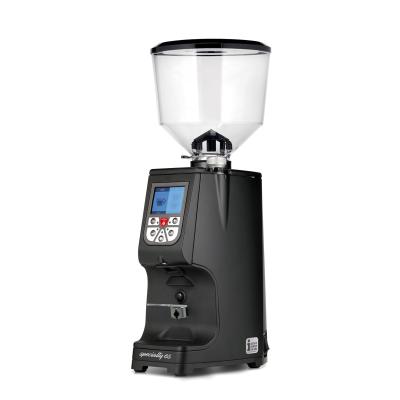 Eureka Atom Specialty 65 Black Coffee Grinder - Top - Hardened Steel - Black - Tall Hopper - 220 V