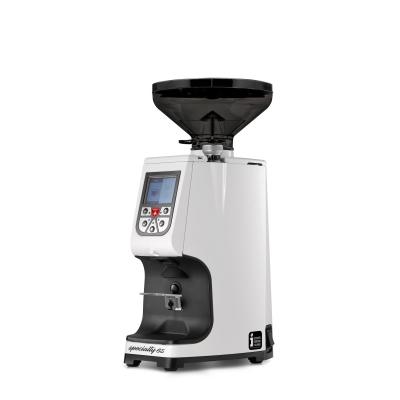 Eureka Atom Specialty 65 White Coffee Grinder - Elite - Diamond - White - Short Smoked Hopper - 220 V