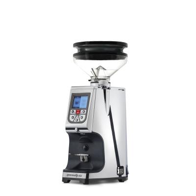 Eureka Atom Specialty 65 Chrome Coffee Grinder - Chrome - Blow Up Short Hopper - 110 V
