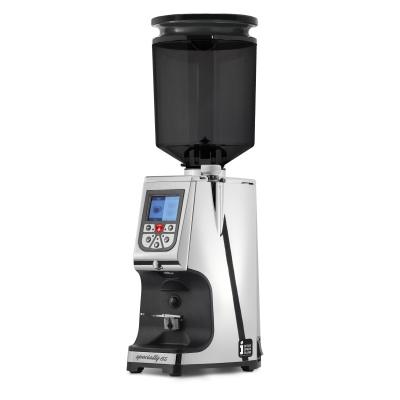 Eureka Atom Specialty 65 Chrome Coffee Grinder - Chrome - Blow Up Tall Smoked Hopper - 220 V