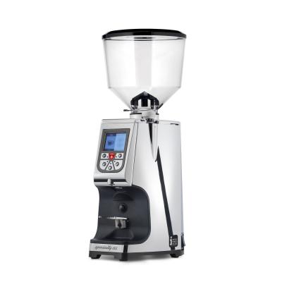 Eureka Atom Specialty 65 Chrome Coffee Grinder - Chrome - Tall Hopper - 220 V