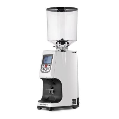 Eureka Atom Specialty 75 White Coffee Grinder - Premium - Diamond - White - Tall Hopper - 110 V