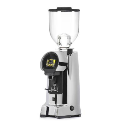 Eureka Helios 65 Coffee Grinder - Precision Grind - Red Speed - Chrome - 220 V
