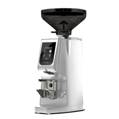 Eureka Atom Excellence 65 Coffee Grinder - Precision & Speed - Diamond - Chrome - Short Smoked Hopper - 110 V