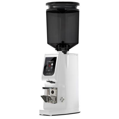 Eureka Atom Excellence 65 Coffee Grinder - Precision & Speed - Diamond - White - Blow Up Tall Smoked Hopper - 220 V