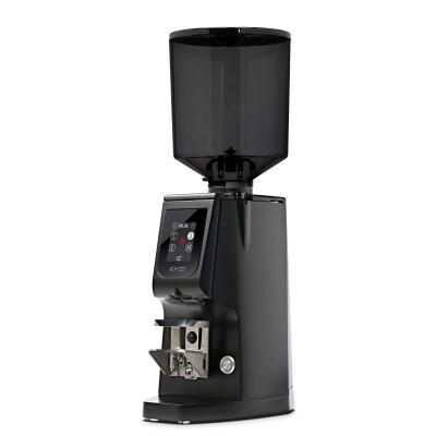 Eureka Atom Excellence 65 Coffee Grinder - Precision & Speed - Red Speed - Black - Tall Smoked Hopper - 110 V