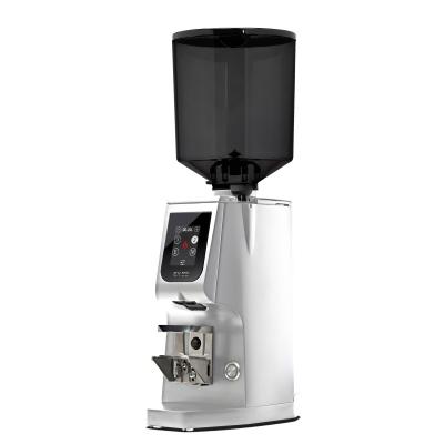 Eureka Atom Excellence 65 Coffee Grinder - Precision & Speed - Red Speed - Chrome - Blow Up Short Smoked Hopper - 110 V