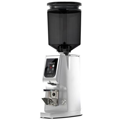 Eureka Atom Excellence 65 Coffee Grinder - Precision & Speed - Red Speed - Chrome - Blow Up Tall Smoked Hopper - 110 V