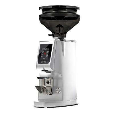 Eureka Atom Excellence 65 Coffee Grinder - Precision & Speed - Titanium - Chrome - Blow Up Short Smoked Hopper - 220 V