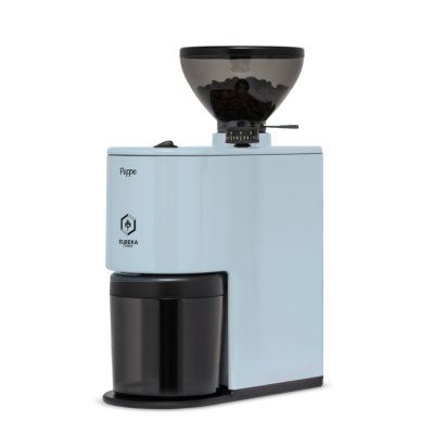 Eureka Peppe Coffee Grinder - Compact for Espresso & Filter - Pale Blue - 220 V