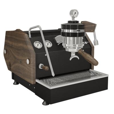 La Marzocco GS3 MP Flat Black Walnut Wood Kit - 220 V