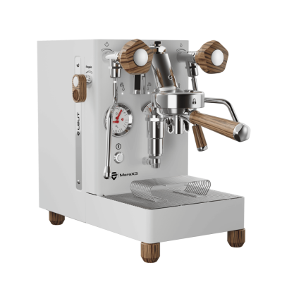 Lelit Mara X3 White Espresso Machine - Pagaia Flow Control - 220 V