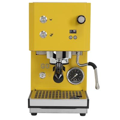 Profitec GO 2.0 Espresso Machine – OLED, Pre-Infusion - Yellow - 220 V