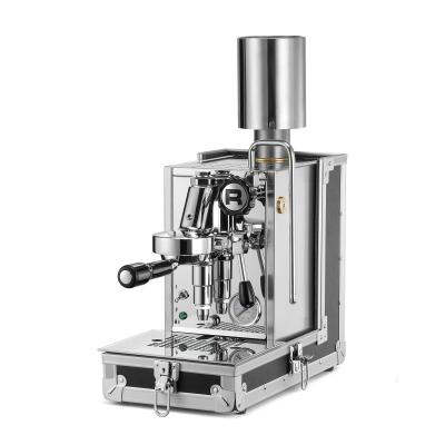 Rocket Porta Via Espresso Machine - Portable & Efficient - Chrome - 220 V
