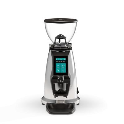 Rocket Spluga Coffee Grinder - 65 mm Flat Burrs - Chrome - 110 V