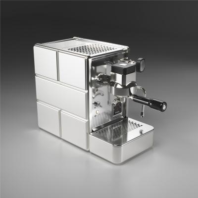Stone Mine Premium Espresso Machine - Superior Quality - Chrome - 220 V