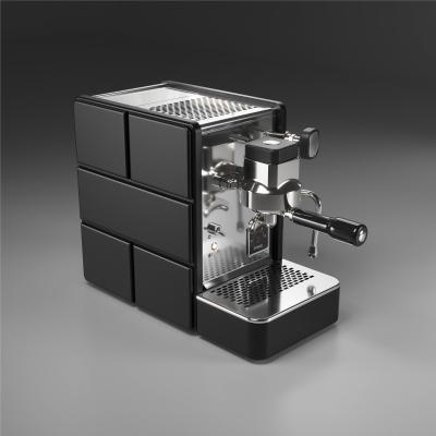 Stone Plus Espresso Machine UK Plug - Quality Brewing - Black - 220 V
