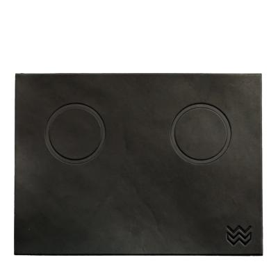Weber Workshops Leather Tamping Mat Onyx - Vegetable-Tanned