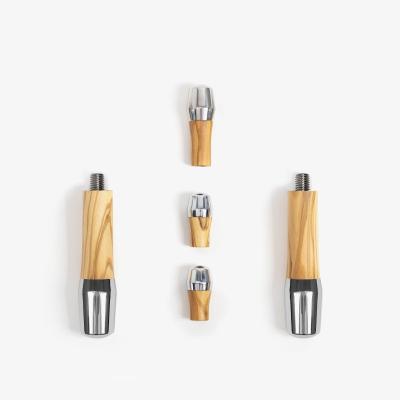 Wiedemann Handle Set for ECM - Durable & Stylish - Olive - Without Stainless Steel Portafilter