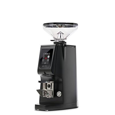 Eureka Atom Excellence 75 Coffee Grinder - High Efficiency - Red Speed - Black - Blow Up Tall Smoked Hopper - 220 V