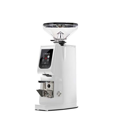 Eureka Atom Excellence 75 Coffee Grinder - High Efficiency - Titanium - White - Tall Hopper - 220 V