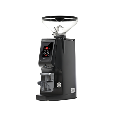 Eureka Atom W 75 Coffee Grinder - Titanium - Black - Short Hopper - 110 V