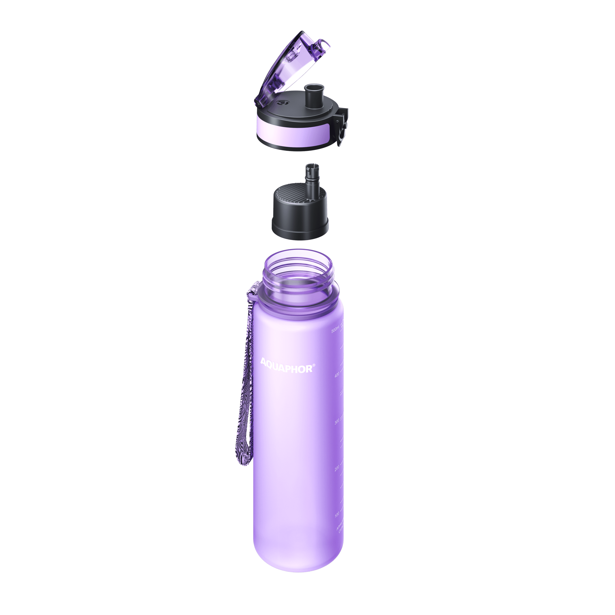 Filter Flaša City 0,5L lavanda
