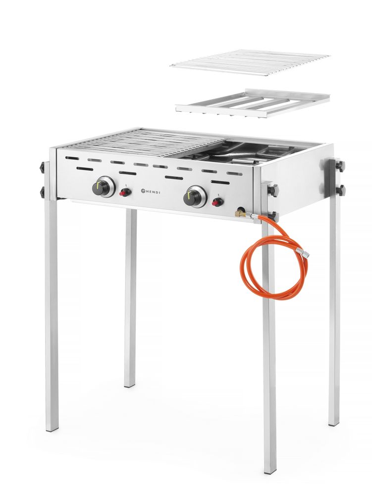 Roast-Master Pro Gas roštilj, HENDI, 11,6kW, 790x560x(H)900mm