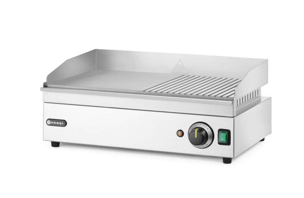 Roštilj 1/2 rebrast, HENDI, Kitchen Line, 220-240V/2400W, 527x404x(H)233mm