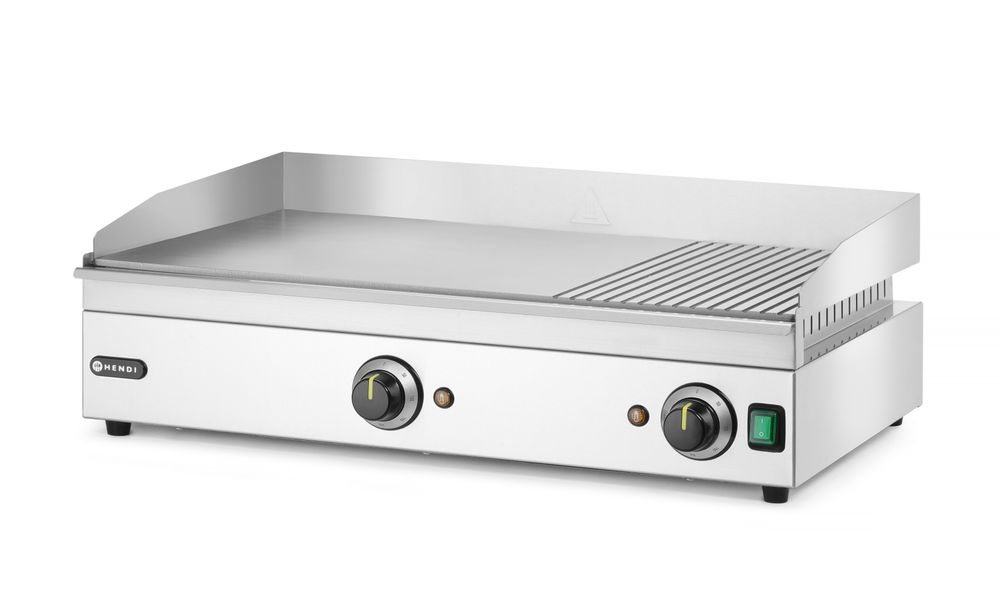Uređena rešetka 1/3 sa rebrima, HENDI, Kitchen Line, 220-240V/3500W, 697x474x(H)241mm