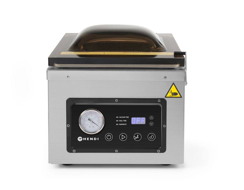 Mašina za pakovanje s vakuumskom komorom, HENDI, Profi Line, Lepljiva traka 300 mm, 230V/950W, 367x425x(H)364mm