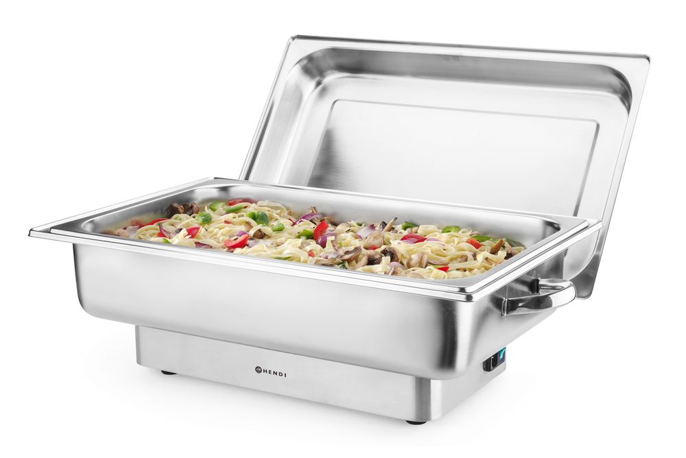 Električna posuda za podgrevanje hrane Polina, HENDI, Profi Line, 9L, Srebrna, 230V/900W, 587x440x(H)273mm