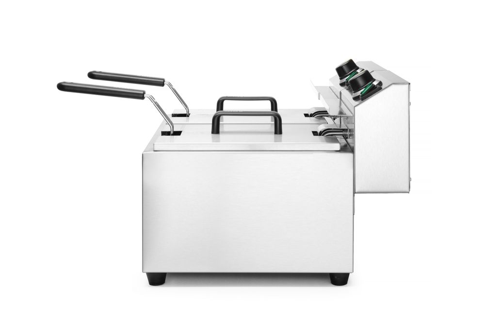 Friteza Profi Line - 2 x 8 L, HENDI, Profi Line, 16L, 230V/7000W, 605x460x(H)369mm