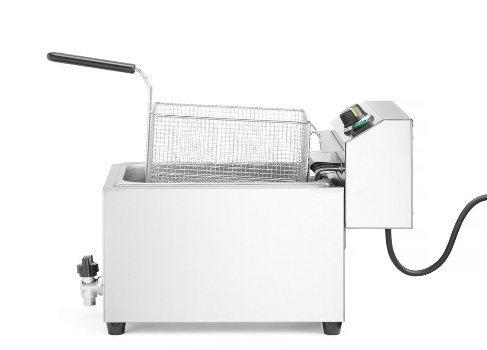 Friteza XL sa odvodnom slavinom HENDI GOLIATH, HENDI, 10L, 400V/10200W, 300x585x(H)392mm