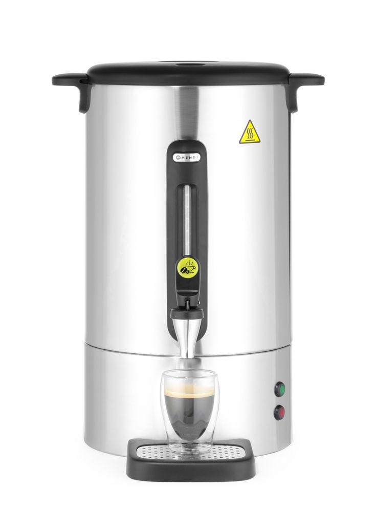 Perkolator UNIQ, HENDI, designed by Robert Bronwasser, 14L, Srebrna, 220-240V/1750W, 354x418x(H)500mm