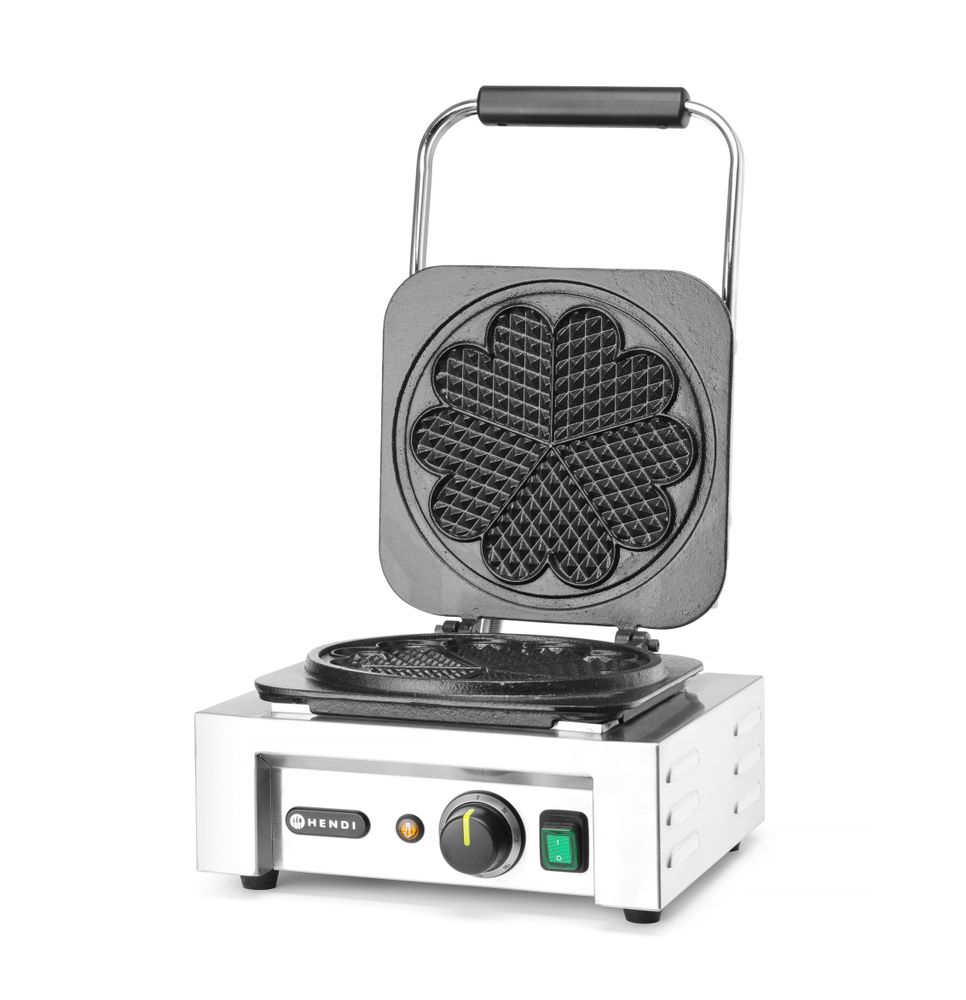 Aparat za vafle „Heart“, HENDI, 230V/2200W, 330x543x(H)251mm