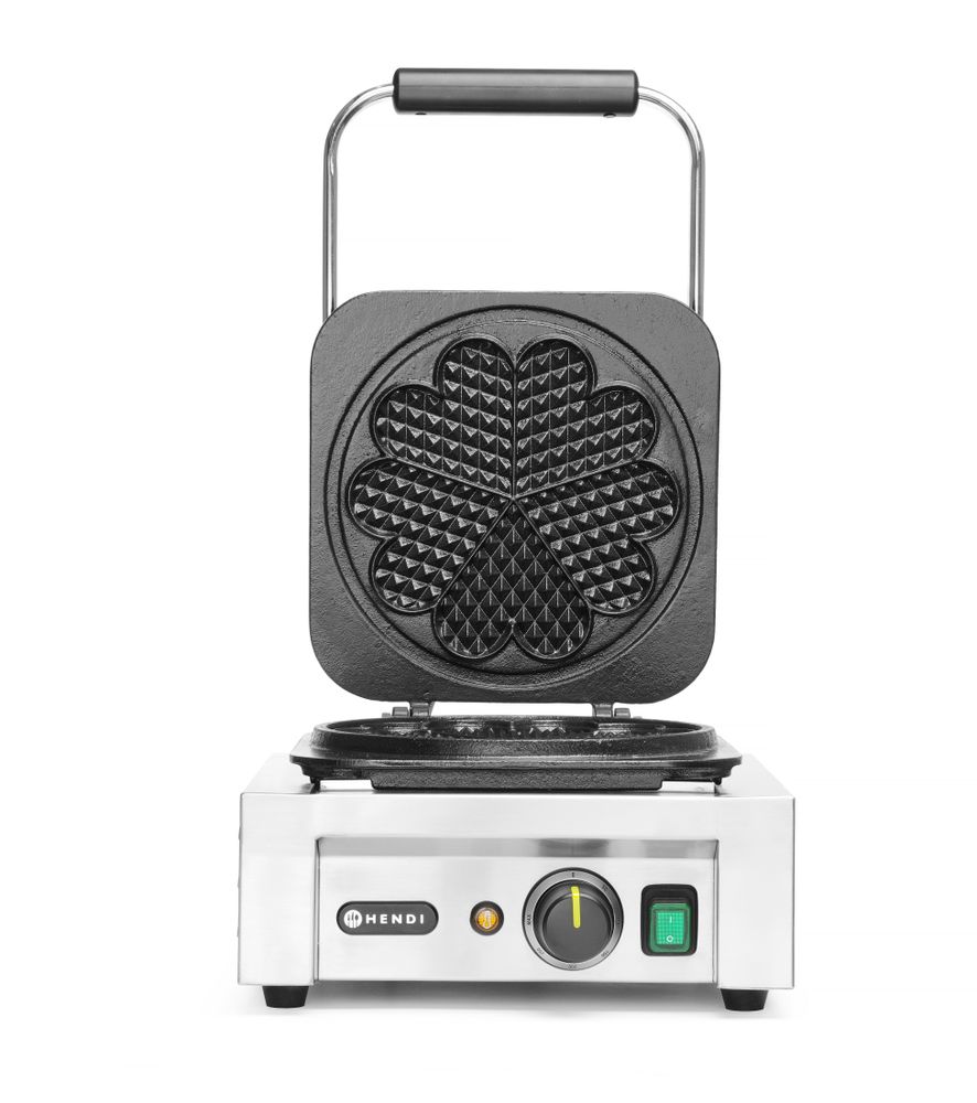 Aparat za vafle „Heart“, HENDI, 230V/2200W, 330x543x(H)251mm
