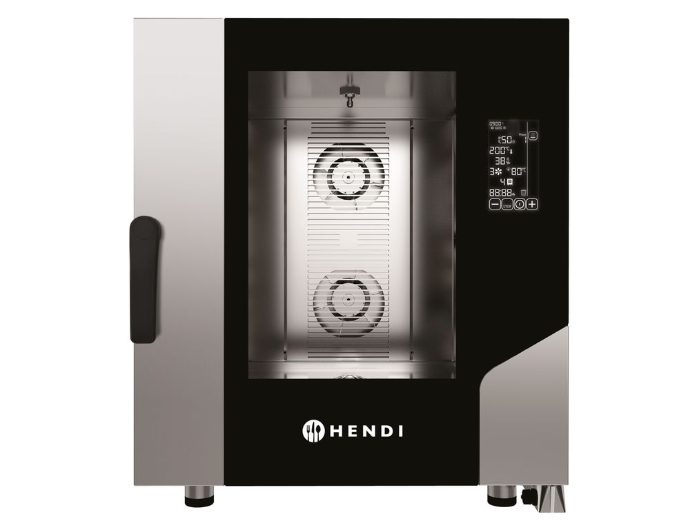 Konvekcijska parna rerna Contact 7x GN 1/1, HENDI, 400V/10400W, 730x849x(H)850mm