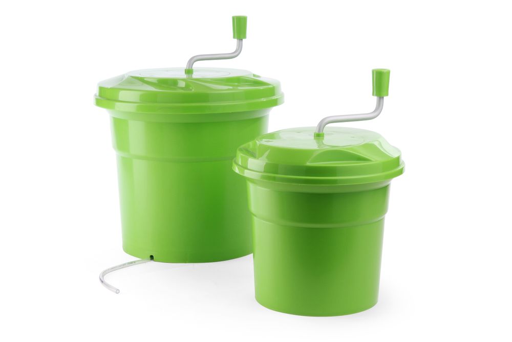 Cediljka za salatu, HENDI, 12L, Zelena, ⌀335x(H)430mm