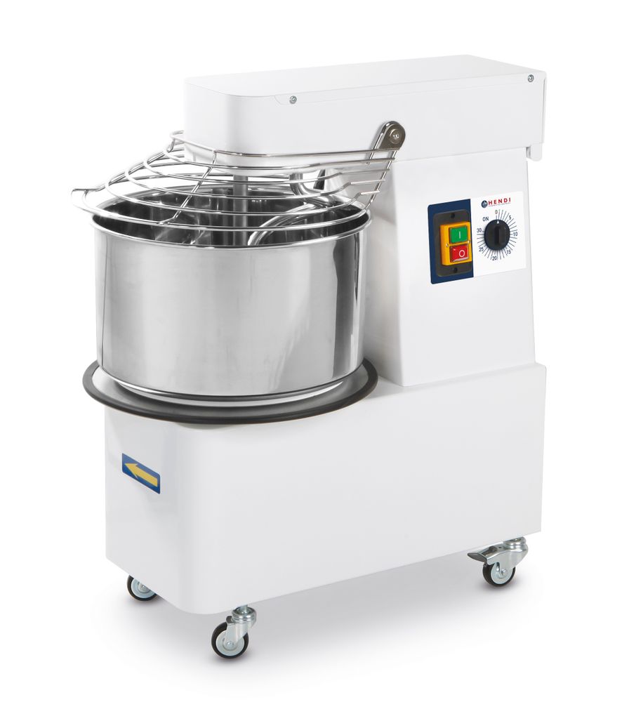 Spiralni mikser sa pričvršćenom činijom, HENDI, 88 kg/h, 32L, 400V/1100W, 431x740x(H)804mm