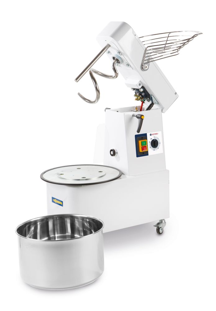 Spiralni mikser sa odstranjivom činijom, HENDI, 56 kg/h, 22L, 400V/750W, 400x672x(H)730mm